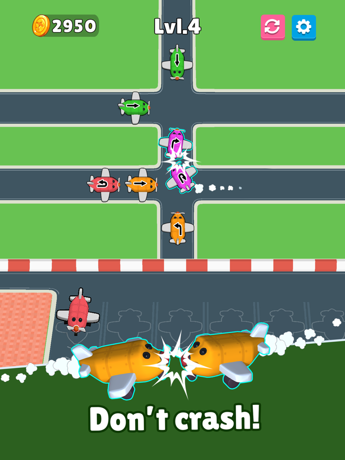 Air Traffic Escape Match 2