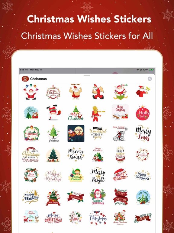 Screenshot #5 pour JoyStix: Cute Xmas Stickers!