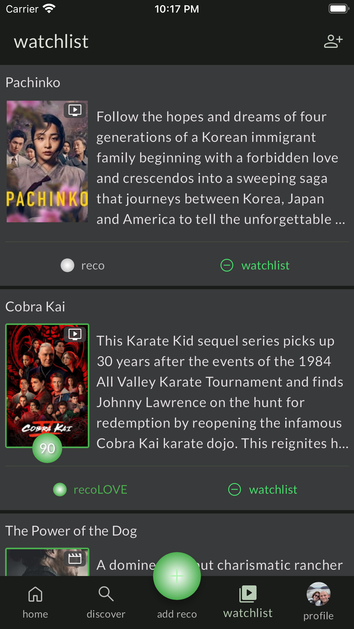 reco - What to Watch