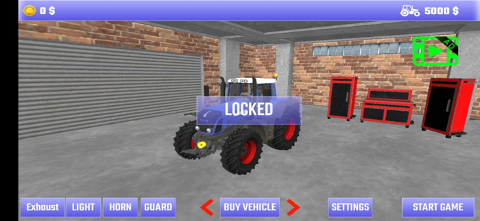 Tractor Driving Simulator Game