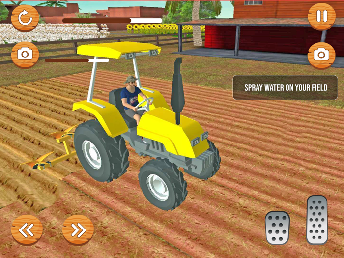 Grow Farming Tractor Games 3D