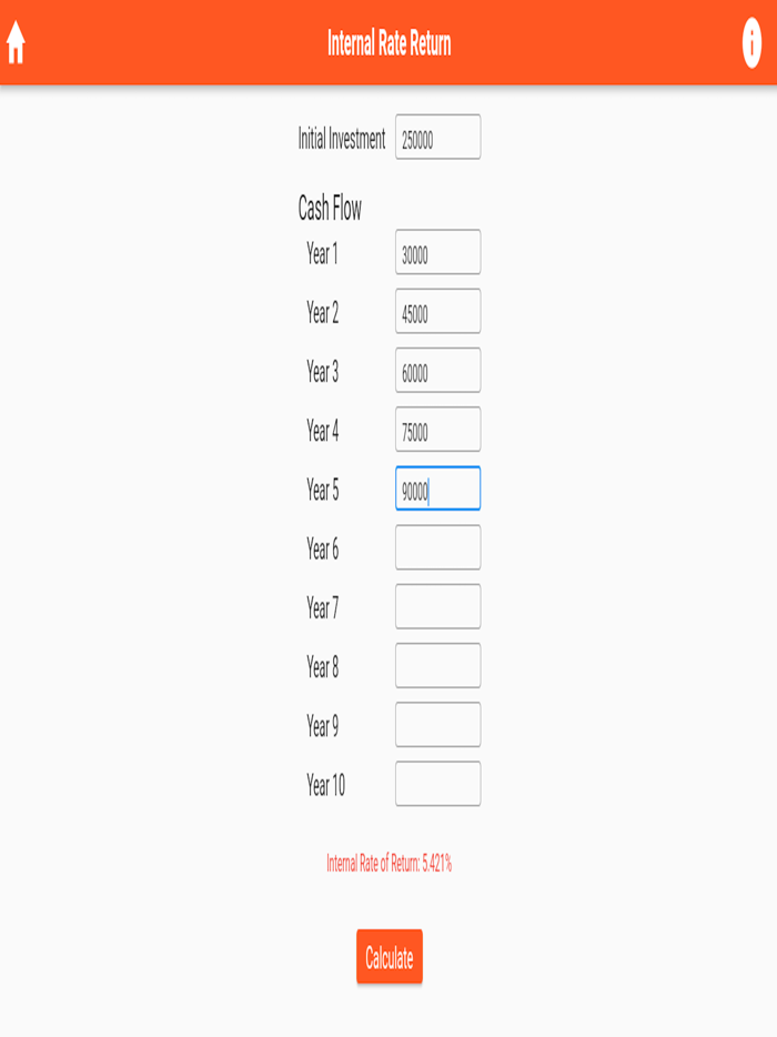 Business Financial Calculators