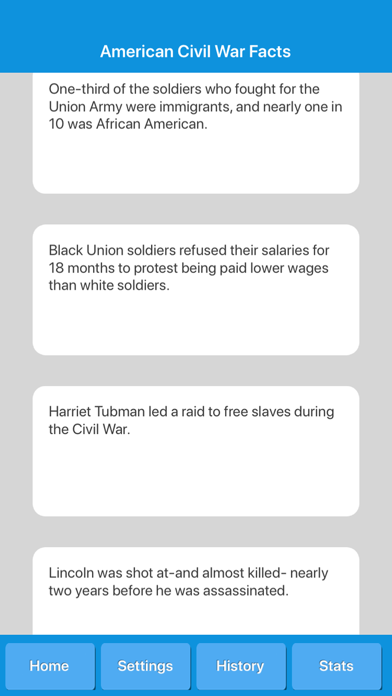 American Civil War History Screenshot