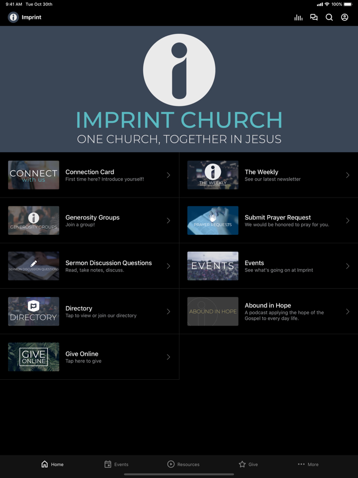 Imprint Church