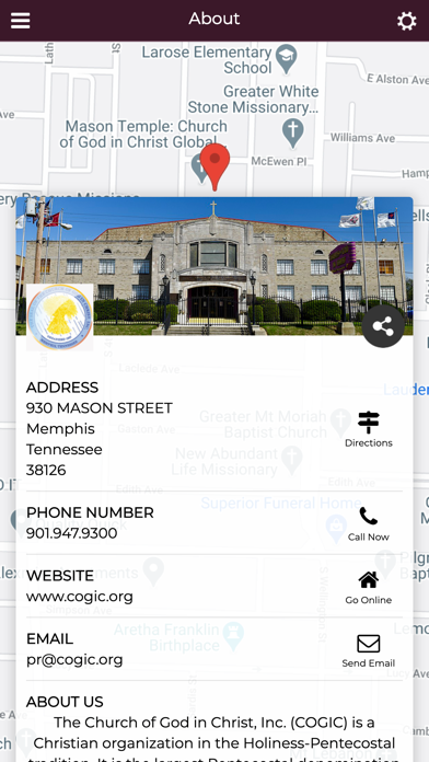 COGIC Screenshot