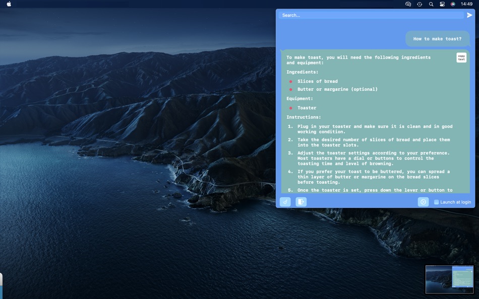 #1. SmartChat - Toolbar (macOS) 由: Alexey Larichev