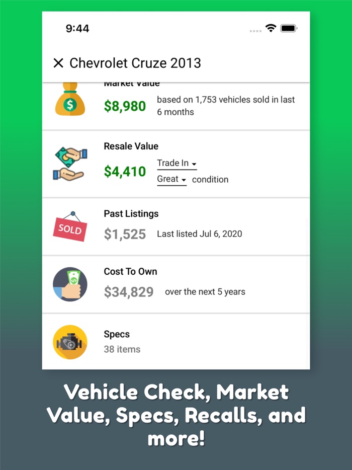 VIN Check Report for Used Cars