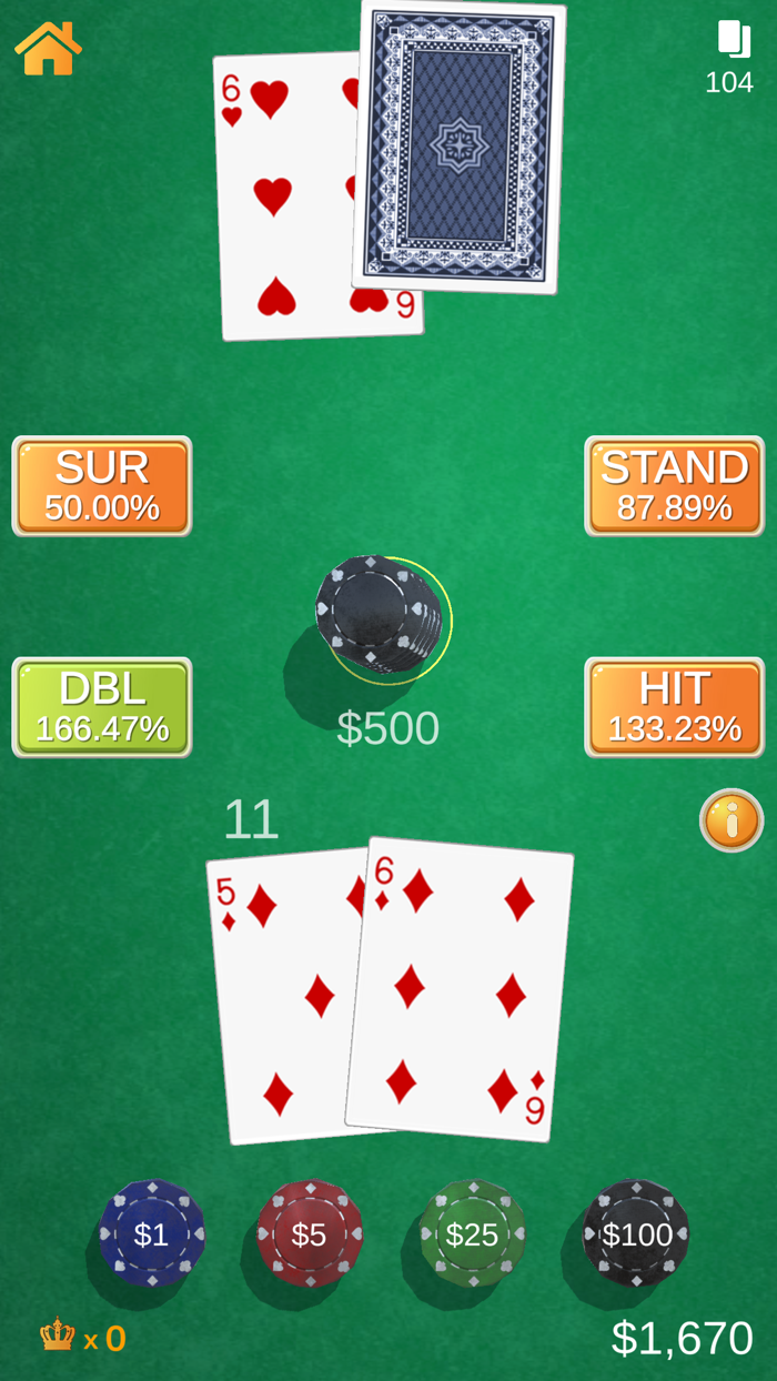 Blackjack with Odds