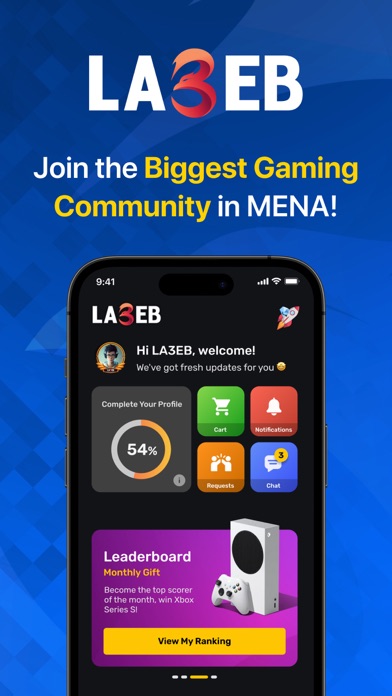 La3eb - لاعب Shop, Chat, Play Screenshot