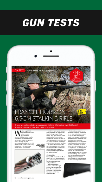 Rifle Shooter Magazine Screenshot