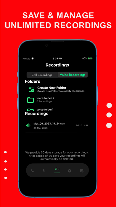 Phone Call Recorder ACR Record Screenshot