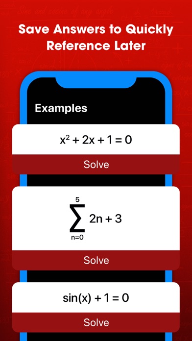 Algebra Math Solver Screenshot