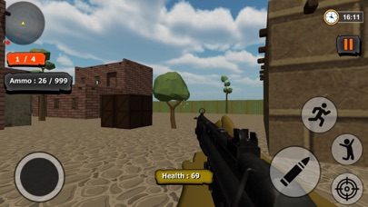 Chicken Roosters Gun Fight Screenshot