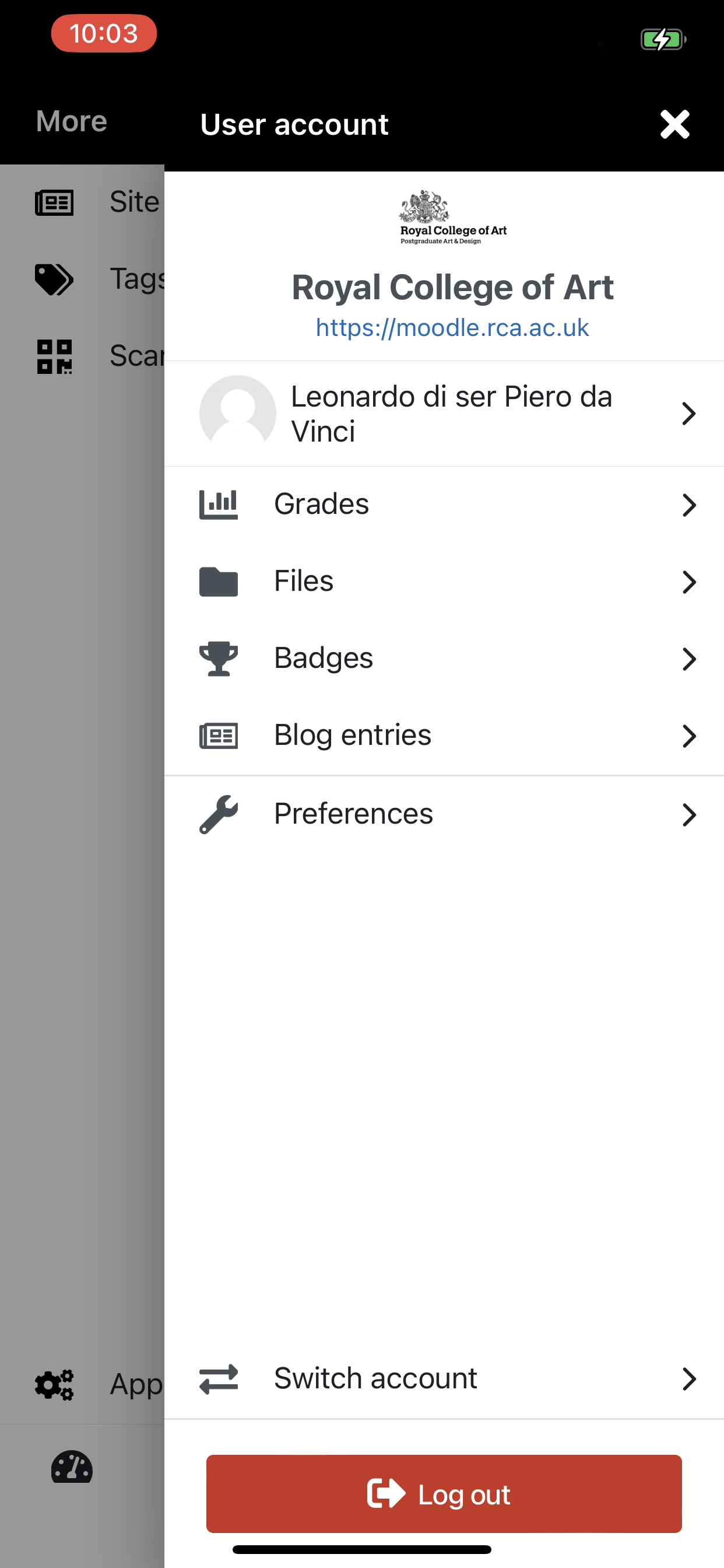 Moodle RCA
