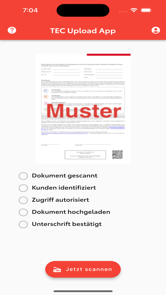 #2. TEC Upload (iOS) By: ITSD-Consulting GmbH