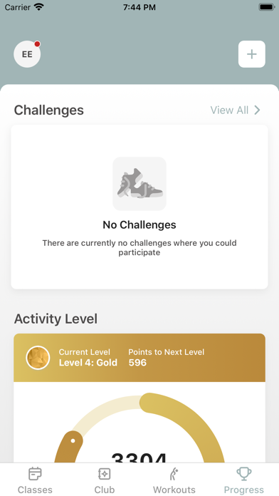 Vitalife EGYM Screenshot