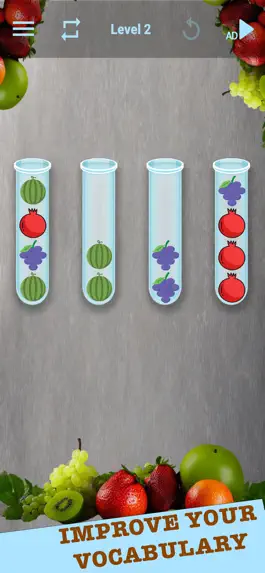 Game screenshot Fruit Sort Color Puzzle mod apk