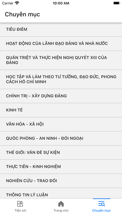 Tạp chí Cộng sản Screenshot