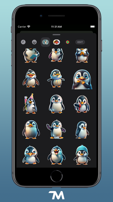 Screenshot #3 pour Polar Penguin Stickers
