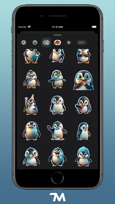Polar Penguin Stickers Screenshot