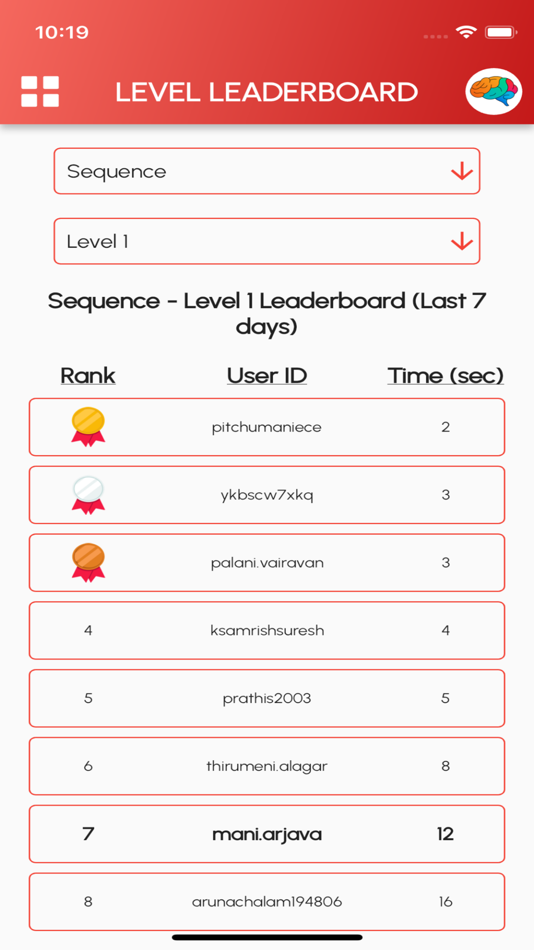 #9. Bright-Brains (iOS) 由: Arjava Technologies