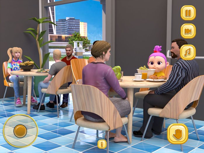 Pregnant Granny Baby Care Game