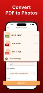 PDF Converter . Convert to PDF screenshot #3 for iPhone