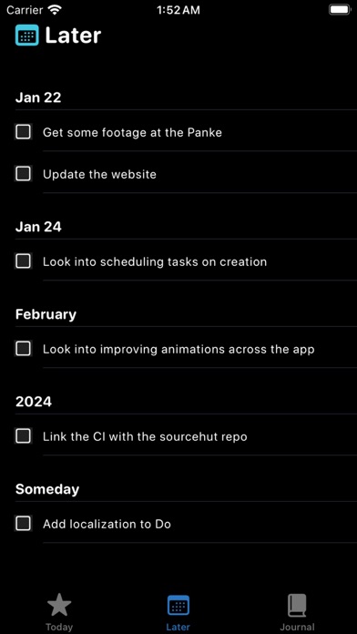 Do Tasks & Journaling Screenshot