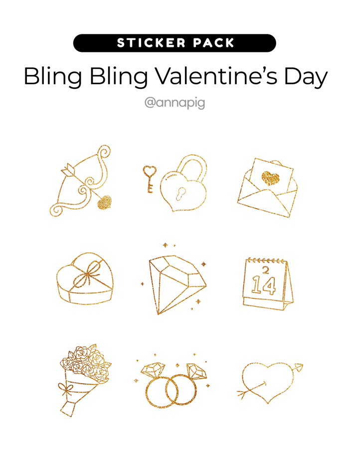Bling Bling Valentines Day