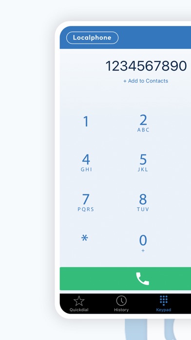 Localphone International Calls Screenshot