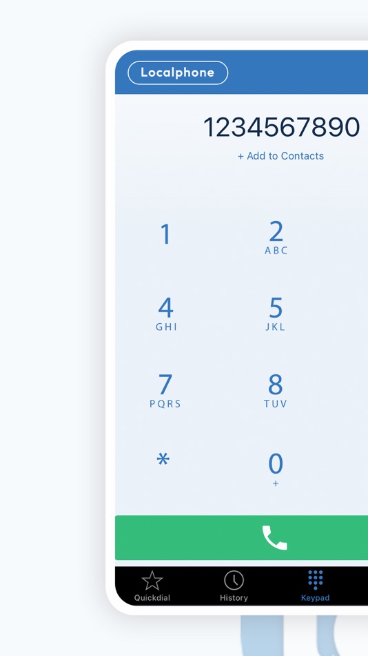 #1. Localphone International Calls (iOS) โดย: Localphone