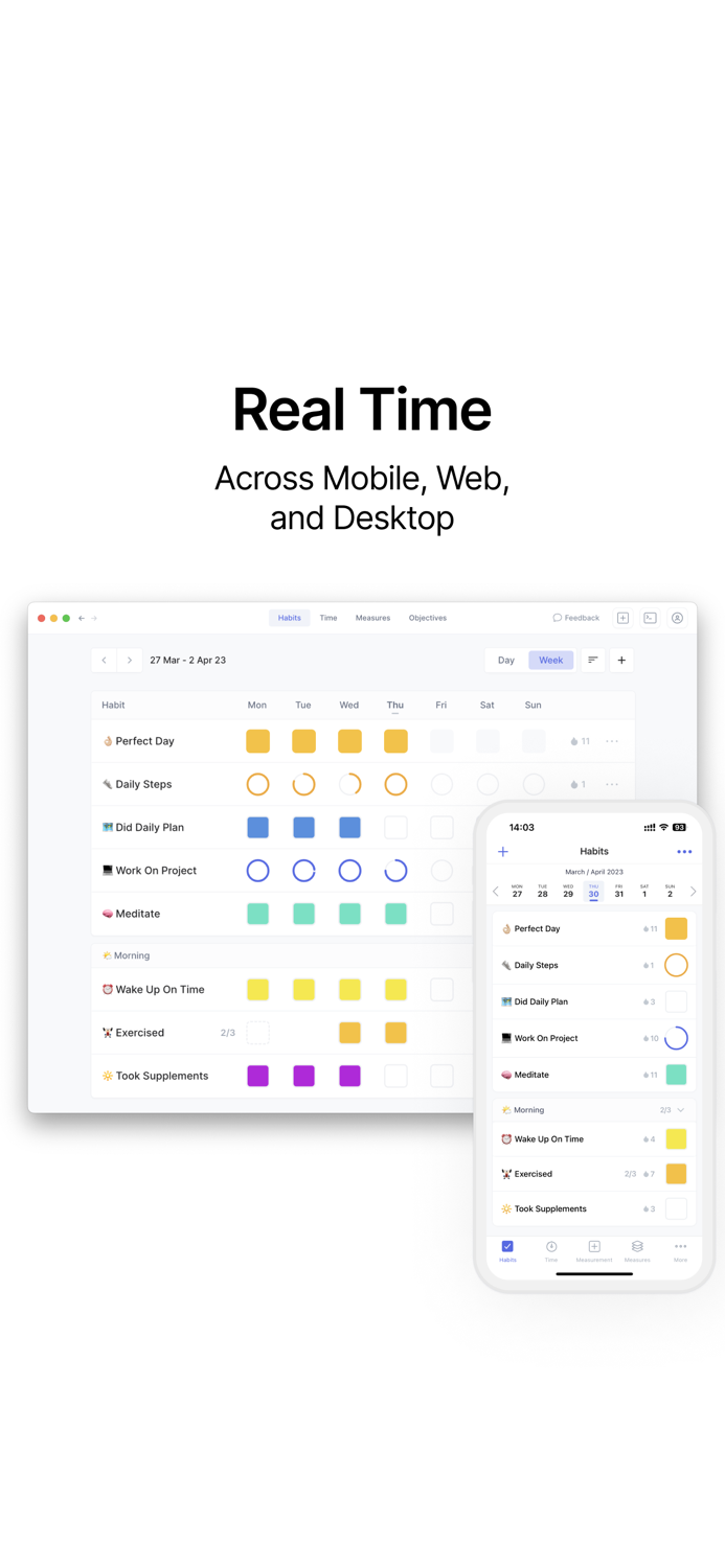 Conjure Habit Tracker and Goals