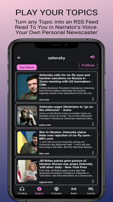 Newsly: Audible News. Podcasts Screenshot