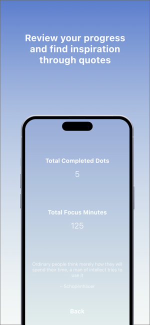 ‎FocusDots · Schermata focalizza ciò che conta