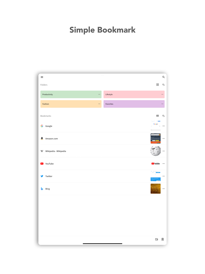 Bookmark - Simple Favorites