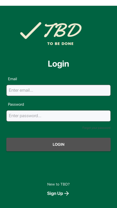 To-Be-Done Screenshot
