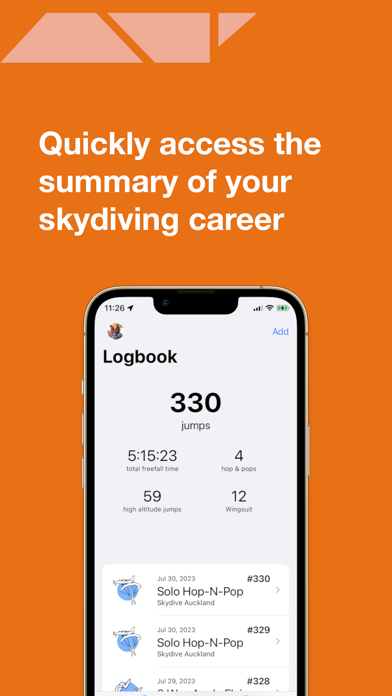 Tobu - Skydiving Logbook Screenshot