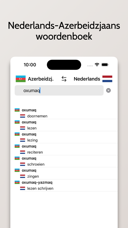 #3. Azerbeidzjaans-Nederlands (iOS) Podle: FB PUBLISHING LLC