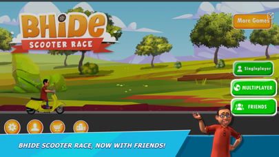 Bhide Scooter Race| TMKOC Game Screenshot