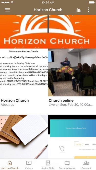 Horizon Church Bosque Farms Screenshot