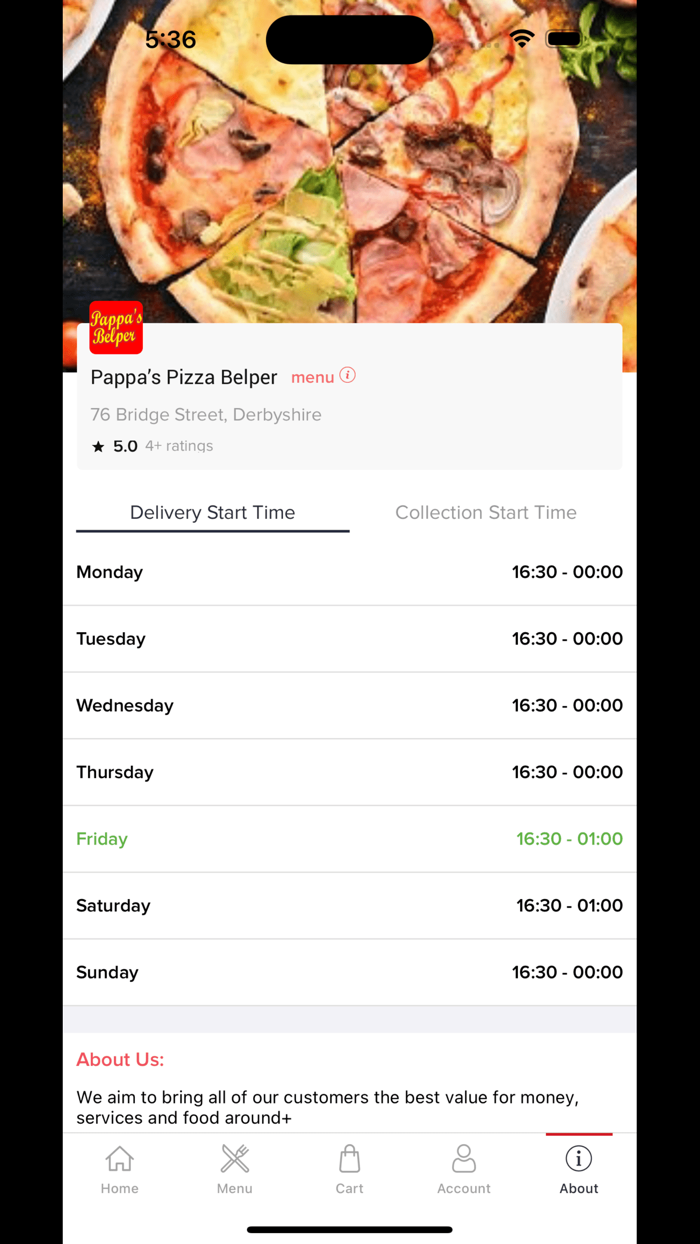 Pappa’s Pizza Belper