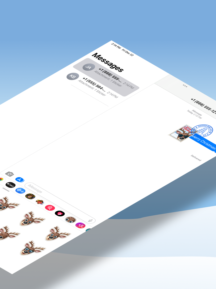 Reindeer Emoji Stickers