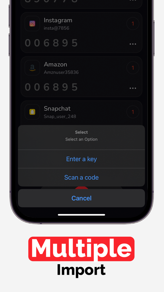 #6. Authenticator App - 2FA, TOTP (iOS) 게시자: Mohit Rudani