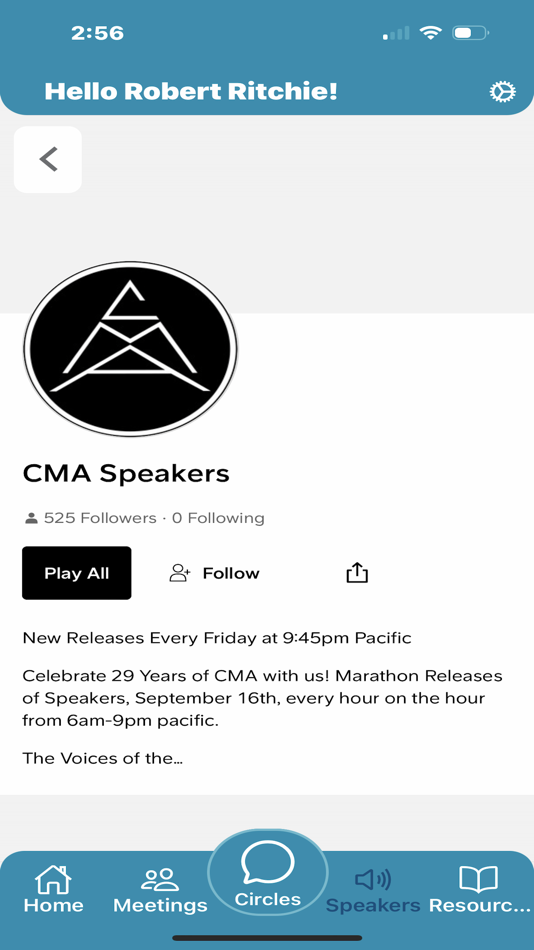 #4. CMA Mobile (iOS) 由: Crystal Meth Anonymous