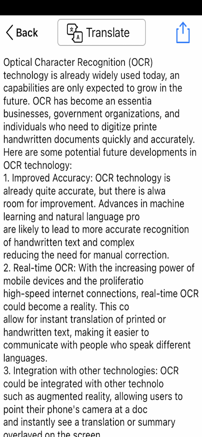 Text Scan OCR