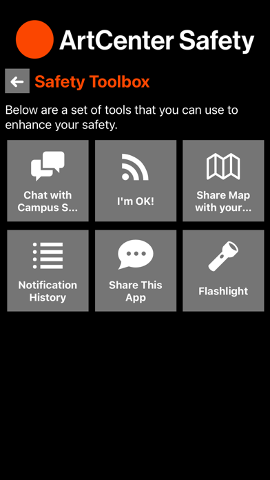 ArtCenter Safety Screenshot