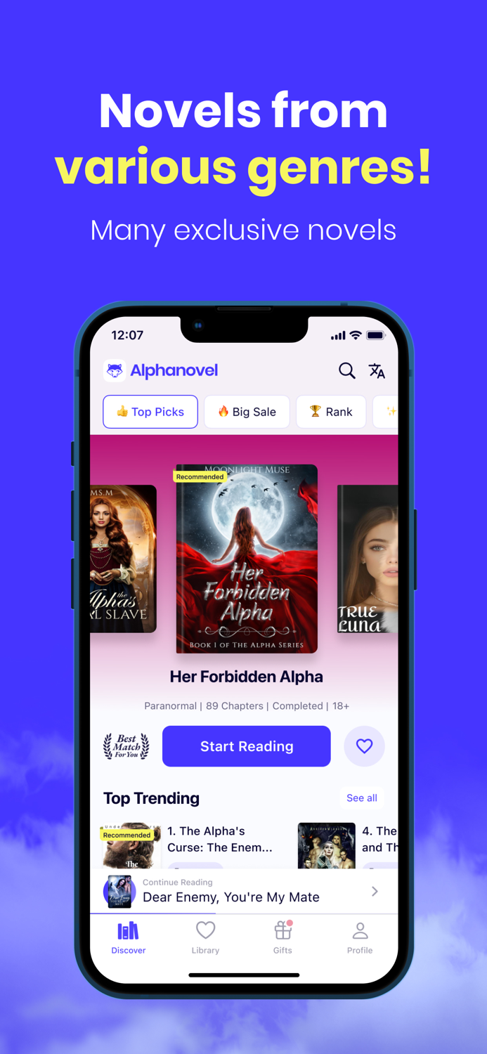 AlphaNovel - Novels and Stories