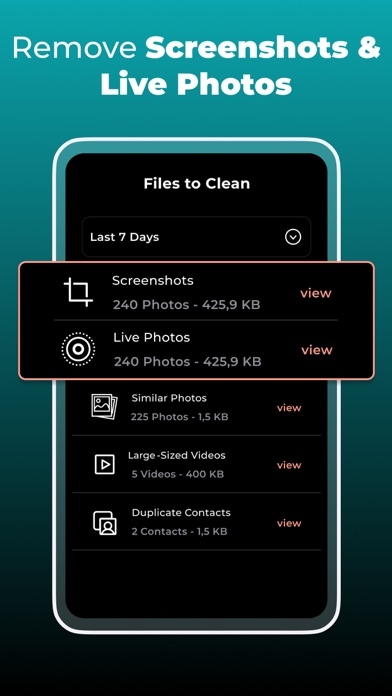 Smart Junk Cleaner for iPhone Screenshot
