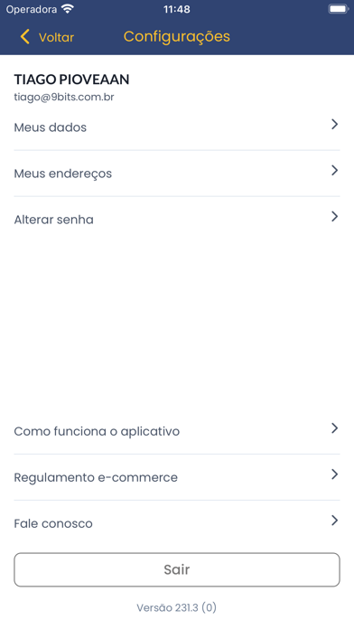 Baía Azul Supermercados Screenshot