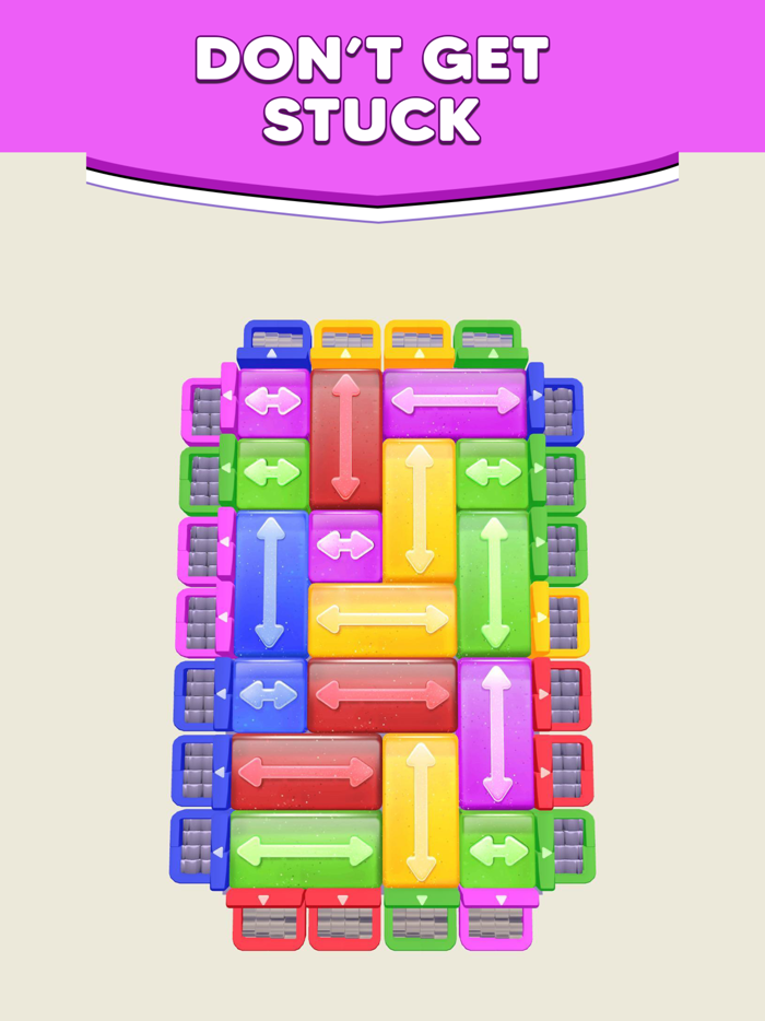 Color Blocks 3D Slide Puzzle